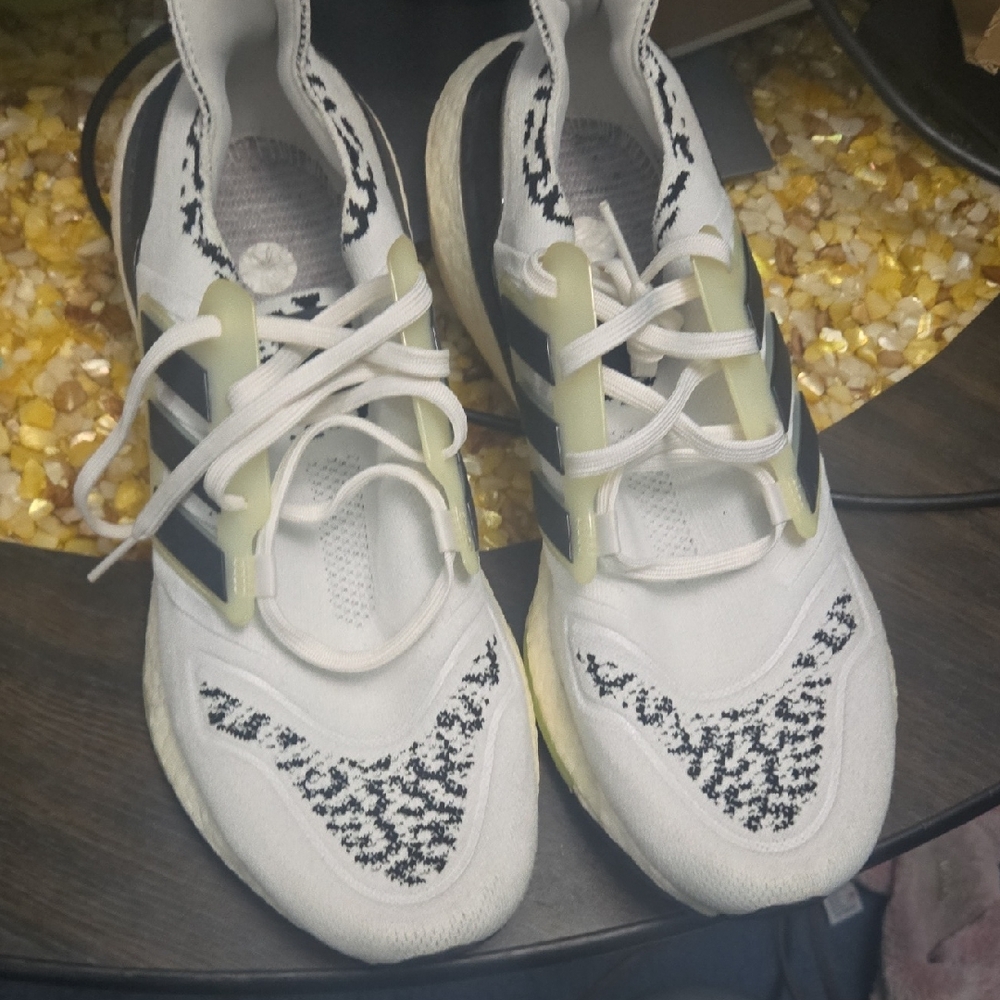 Adidas White and Black Athletic Shoes